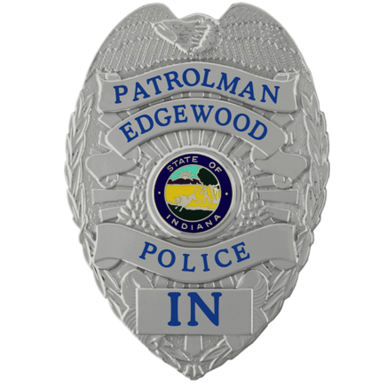 [EDGWD-FLX1549B-PTLMN] Edgewood PD Patrolman Flex Badge