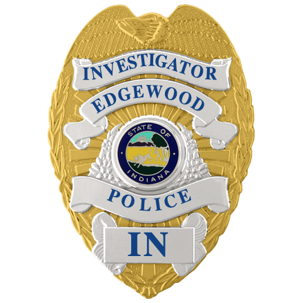 [EDGWD-FLX1549-B-INVST] Edgewood PD Investigator Flex Badge